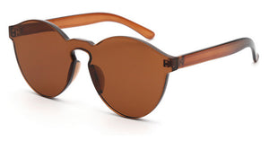 Summer  Rimless Sunglasses Transparent